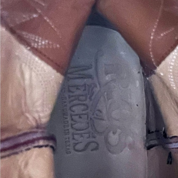 Rios of Mercedes 7.5 C Brown Ostrich  Red tops - Picture 10 of 11